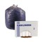 Boardwalk 33 in. x 39 in. 33 gal. 0.6 mil Perforated Roll Low-Density Waste Can Liners - White (150/Carton)